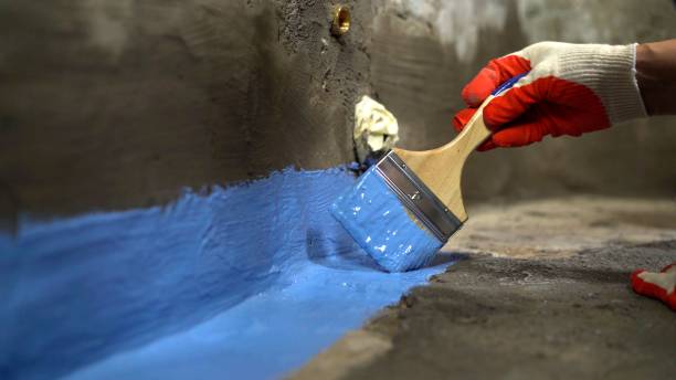 Commercial Vapor Barrier Installation project at a Derwood, MD business property by SJ Waterproofing Pros